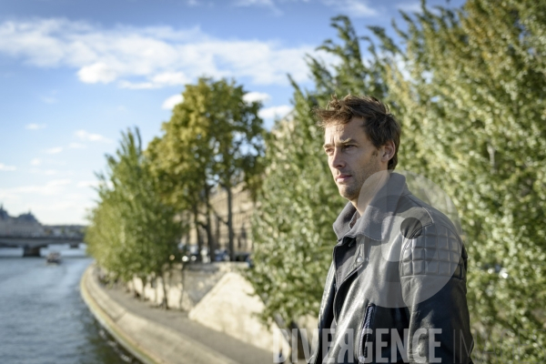 Emmanuel Noblet sur le Pont des Arts à Paris