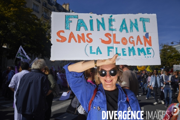 Manifestation contre la loi Travail à Paris 21 sept 2017