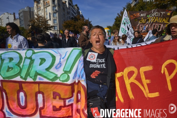 Manifestation contre la loi Travail à Paris 21 sept 2017