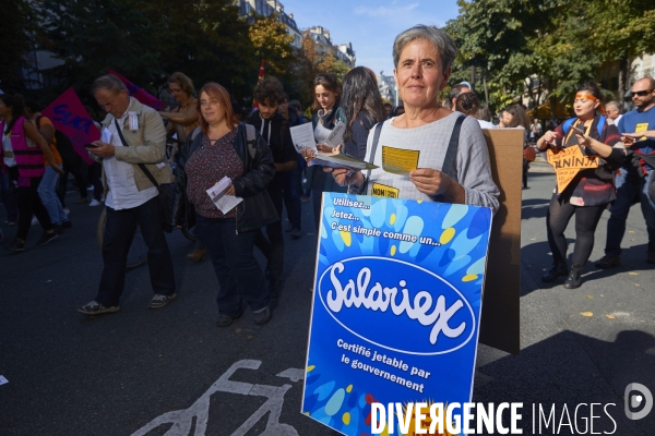 Manifestation contre la loi Travail à Paris 21 sept 2017