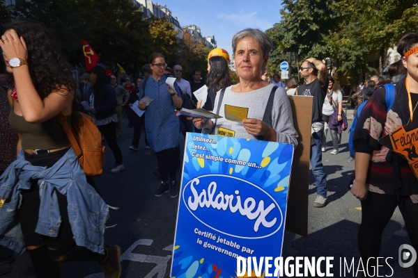 Manifestation contre la loi Travail à Paris 21 sept 2017