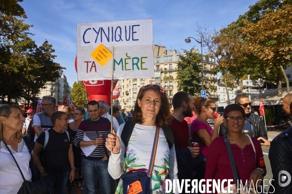 Manifestation contre la loi Travail à Paris 21 sept 2017