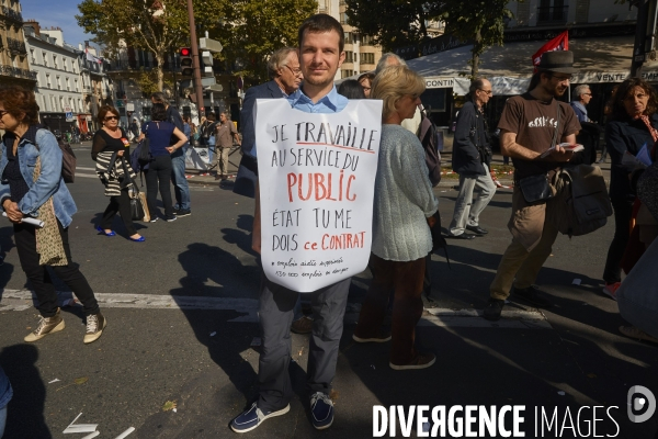 Manifestation contre la loi Travail à Paris 21 sept 2017