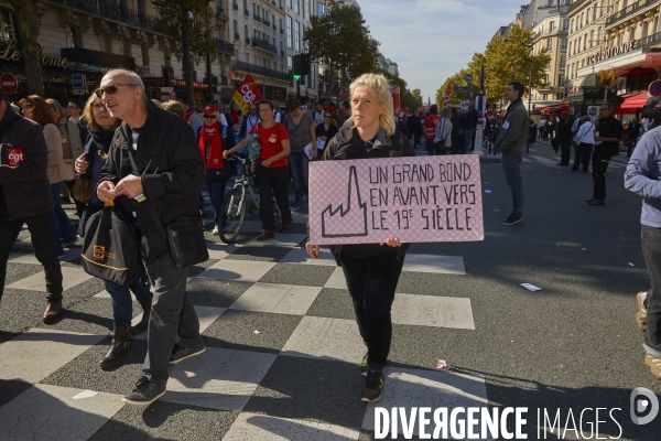 Manifestation contre la loi Travail à Paris 21 sept 2017