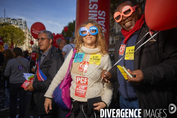 Manifestation contre la loi Travail à Paris 21 sept 2017