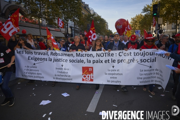 Manifestation contre la loi Travail à Paris 21 sept 2017