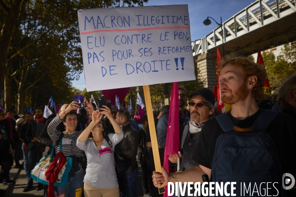 Manifestation contre la loi Travail à Paris 21 sept 2017