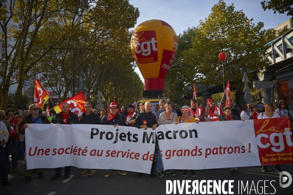 Manifestation contre la loi Travail à Paris 21 sept 2017