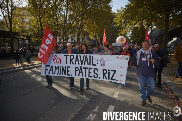 Manifestation contre la loi Travail à Paris 21 sept 2017