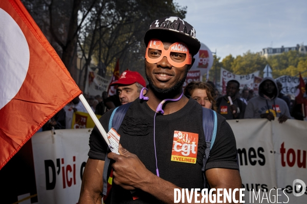 Manifestation contre la loi Travail à Paris 21 sept 2017