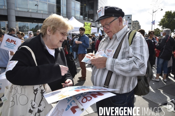 Manifestation contre la réforme du Code du travail à Paris.