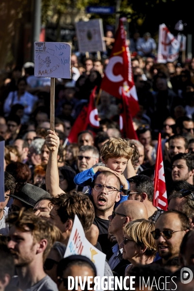Manifestation loi travail FRANCE INSOUMISE