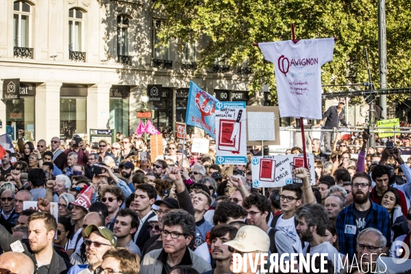 La France Insoumise du 23.09.2017: Marche & Discours JL Melenchon