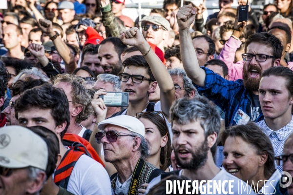 La France Insoumise du 23.09.2017: Marche & Discours JL Melenchon