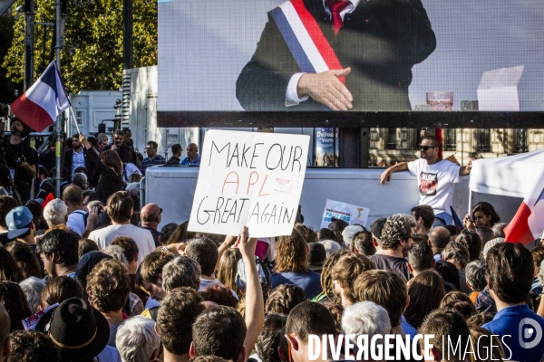 La France Insoumise du 23.09.2017: Marche & Discours JL Melenchon