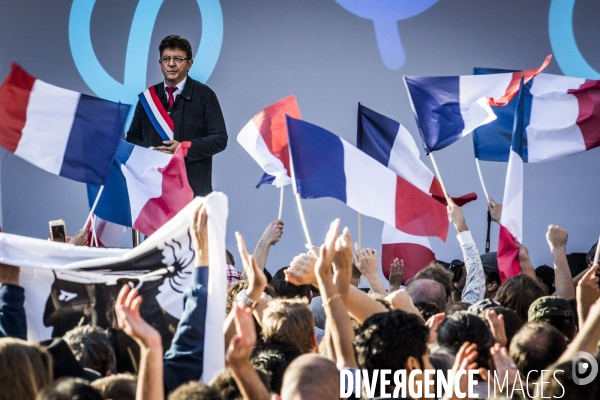 La France Insoumise du 23.09.2017: Marche & Discours JL Melenchon