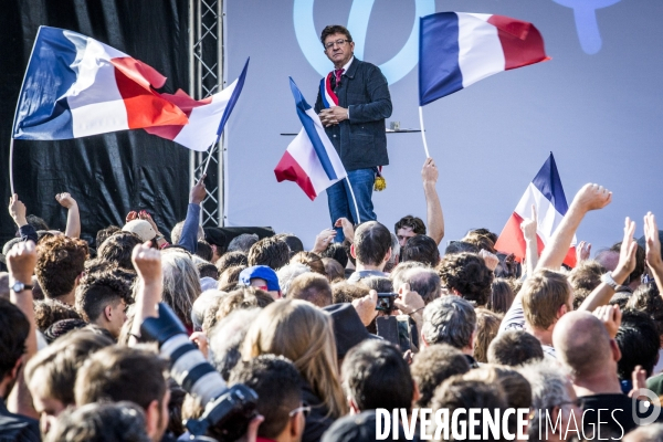 La France Insoumise du 23.09.2017: Marche & Discours JL Melenchon