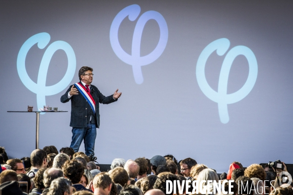La France Insoumise du 23.09.2017: Marche & Discours JL Melenchon