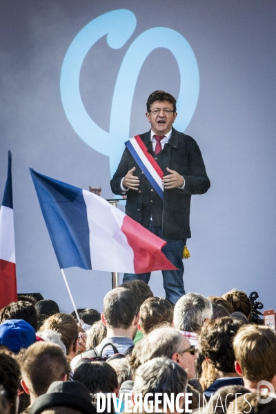 La France Insoumise du 23.09.2017: Marche & Discours JL Melenchon