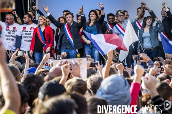 La France Insoumise du 23.09.2017: Marche & Discours JL Melenchon