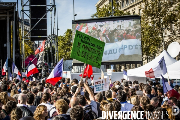 La France Insoumise du 23.09.2017: Marche & Discours JL Melenchon