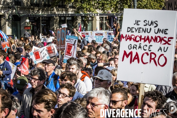 La France Insoumise du 23.09.2017: Marche & Discours JL Melenchon