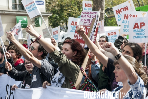 Marche contre le coup d état social