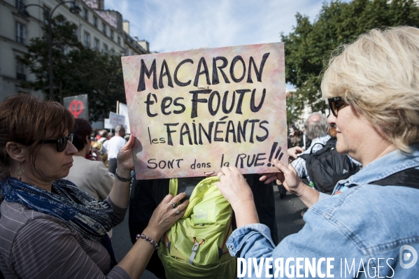 Marche contre le coup d état social