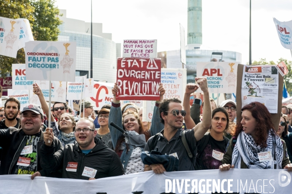 Marche contre le coup d état social