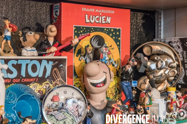 Franck Margerin, chez lui à Paris