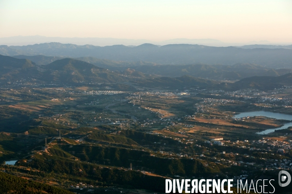 Tirana vue du ciel