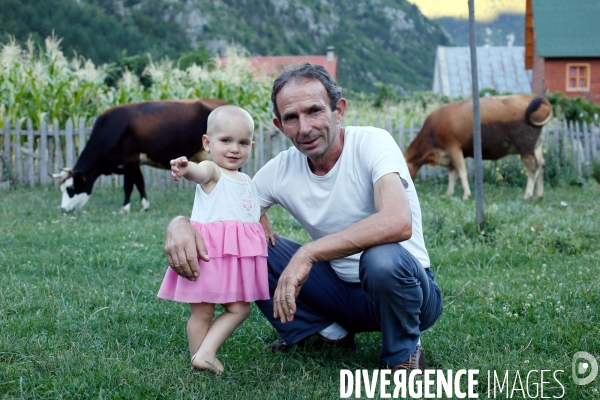 Vie quotidienne à Theth ( Albanie )