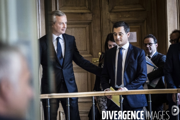 Conférence de presse le Maire- Darmanin