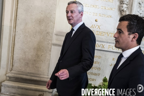 Conférence de presse le Maire- Darmanin