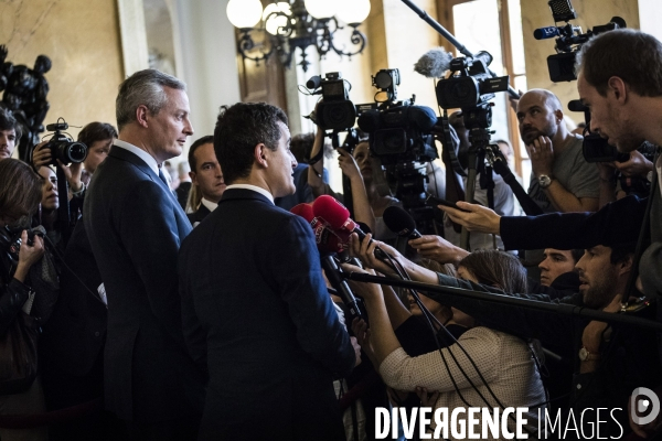 Conférence de presse le Maire- Darmanin