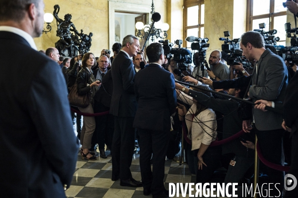 Conférence de presse le Maire- Darmanin