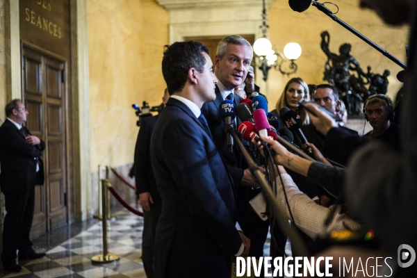 Conférence de presse le Maire- Darmanin