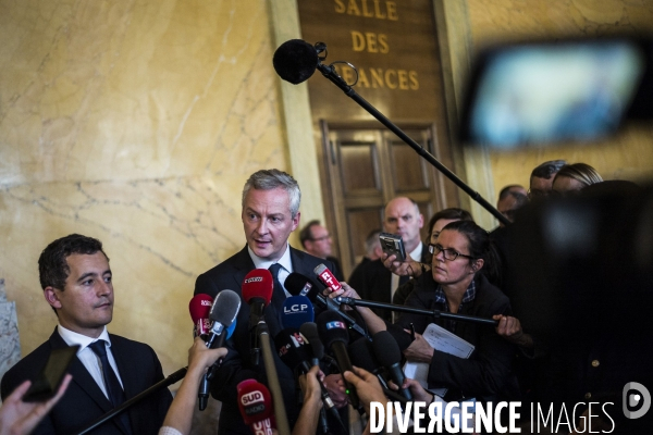 Conférence de presse le Maire- Darmanin