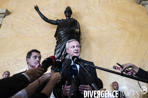 Conférence de presse le Maire- Darmanin