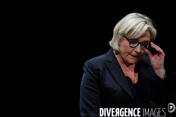 Journée des élus du front national / Marine le Pen