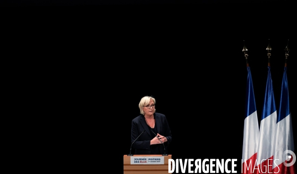 Journée des élus du front national / Marine le Pen