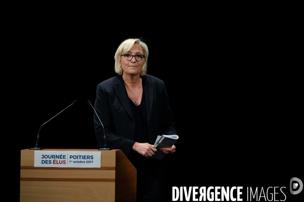 Journée des élus du front national / Marine le Pen
