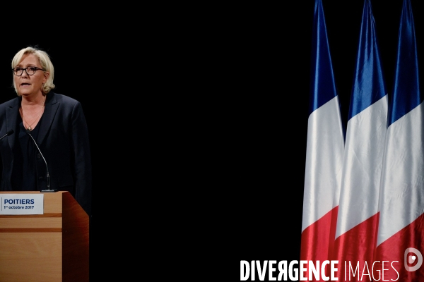 Journée des élus du front national / Marine le Pen