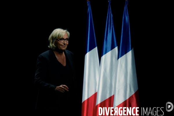 Journée des élus du front national / Marine le Pen