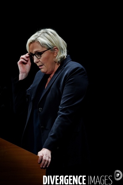 Journée des élus du front national / Marine le Pen