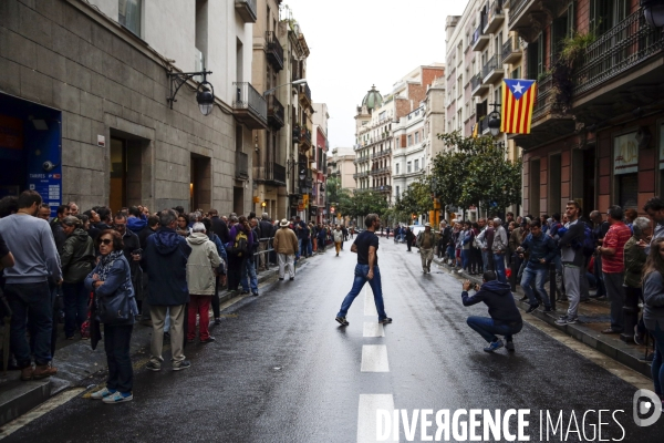 Referendum - barcelone - catalogne