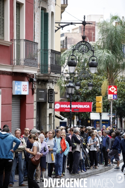 Referendum - barcelone - catalogne