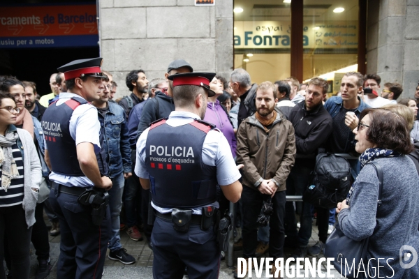 Referendum - barcelone - catalogne