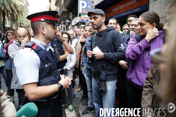 Referendum - barcelone - catalogne