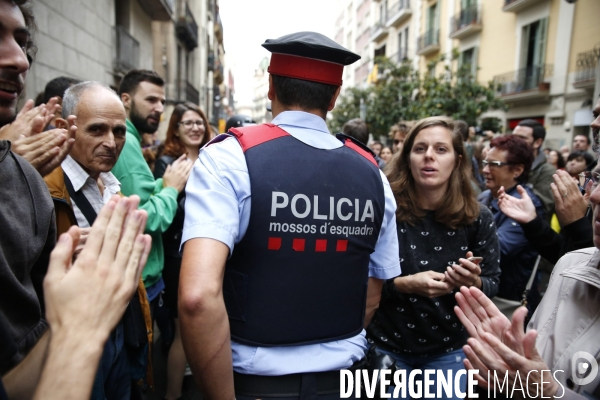 Referendum - barcelone - catalogne